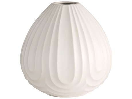 Cyan Design Nigel White Vase