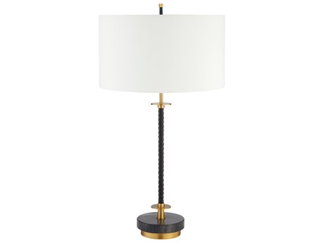 Cyan Design Santiago Black Brass White Buffet Lamp