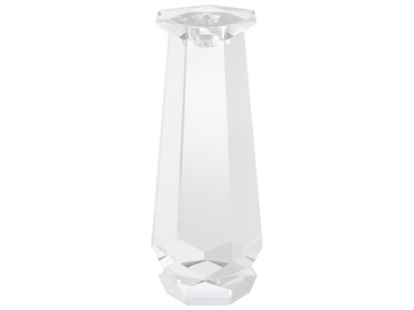 Cyan Design Faceted Clear Candle Holder