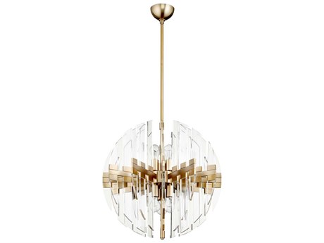 Cyan Design Zion 6-Light Aged Brass Pendant