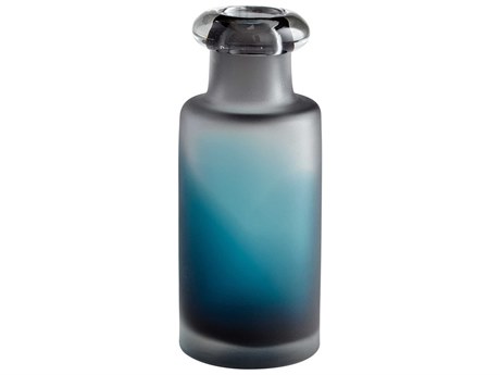 Cyan Design Neptune Blue / Clear 10" High Vase