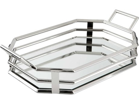 Cyan Design Layers of Meaning Stainless Steel Serving Tray