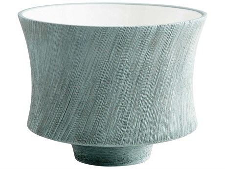 Cyan Design Selena Slab Oyster Blue Plant Stand