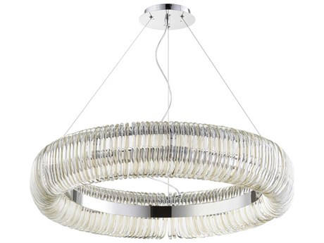Cyan Design 10-Light Chrome Glass Round Pendant
