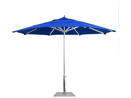 California Umbrella Custom Rodeo Series 11 Foot Octagon Market Aluminum Umbrella with Push Lift System