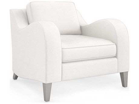 Caracole Victoria White Fabric Accent Chair