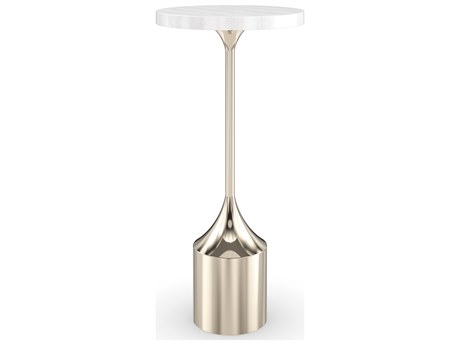 Caracole Classic Beta Round Stone End Table