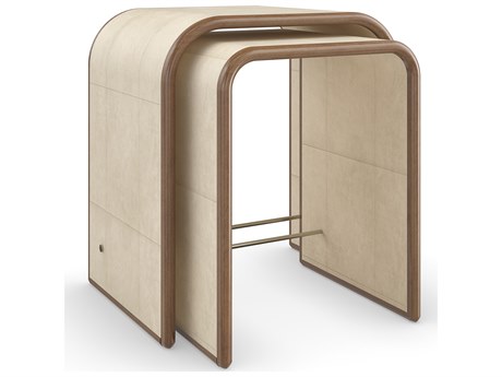 Caracole Classic Delano Rectangular Wood End Table