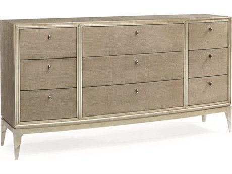 Caracole Classic Made to Shine 9-Drawers Brown Dresser