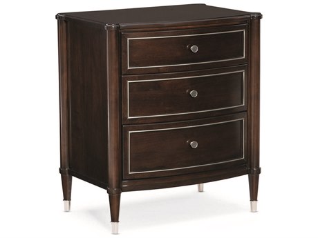 Caracole Classic Suite Yourself 3-Drawers Brown Nightstand