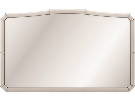 Caracole Classic Aria Alabaster Faux Shagreen Wall Mirror