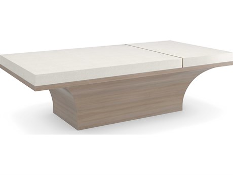 Caracole Classic Full Break Rectangular Wood Ivory Craze Coffee Table