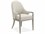 Caracole Classic Natural Choice Fabric Birch Wood Brown Upholstered Arm Dining Chair  CACCLA421271