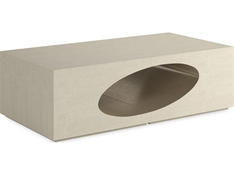Caracole Classic Chasm Rectangular Wood Coffee Table