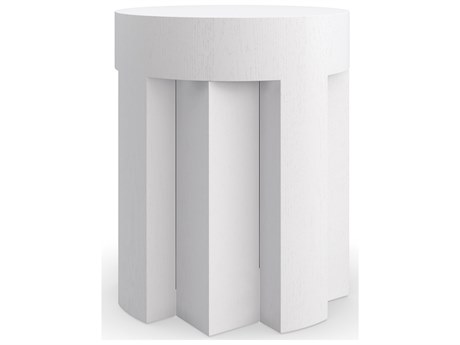 Caracole Kelly Hoppen Eli Round Wood End Table