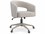 Caracole Kelly Hoppen Blythe Ash Wood Beige Upholstered Office Desk Chair  CACKHC023282