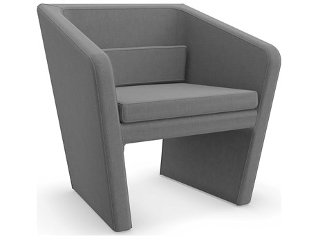 Caracole Kelly Hoppen Flyn Occasional Gray Fabric Accent Chair