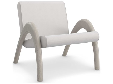 Caracole Kelly Hoppen Coco White Fabric Accent Chair