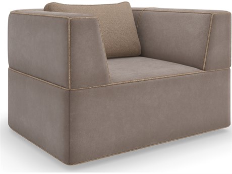 Caracole Modern Resort Marbella Bronze Fabric Accent Chair