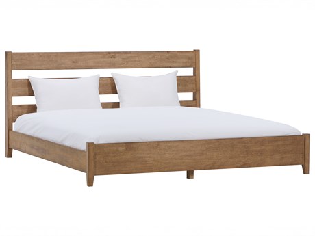 Caracole Atelier Natural Oak Wood Queen Platform Bed