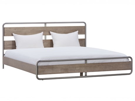 Caracole Atelier Natural Oak Wood King Platform Bed