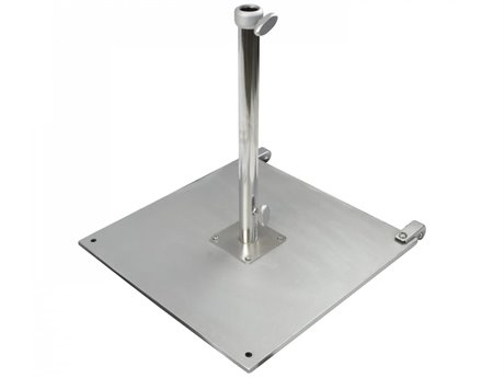 California Umbrella Commercial Patio Umbrella Base - 100lb Galvanized Steel with Wheels