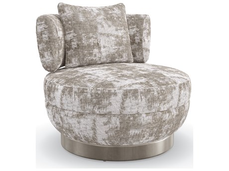 Caracole Signature Debut Celeste Gray Fabric Accent Chair