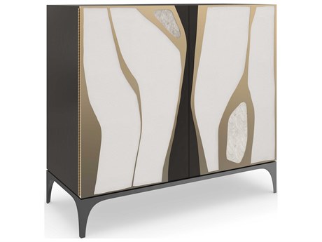 Caracole Signature Metropolitan Downtown Living 42" Birch Silverleaf Sideboard
