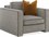 Caracole Upholstery Welt Played 39" Gray Fabric Accent Chair  CACUPH0190310C
