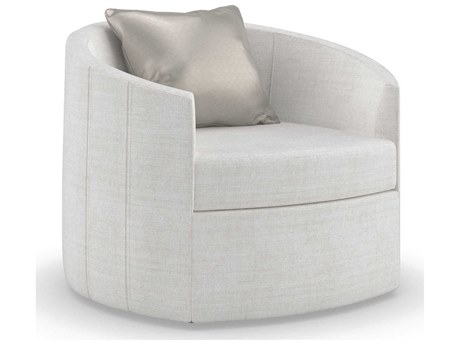 Caracole Upholstery You Complete Me Gray Fabric Accent Chair