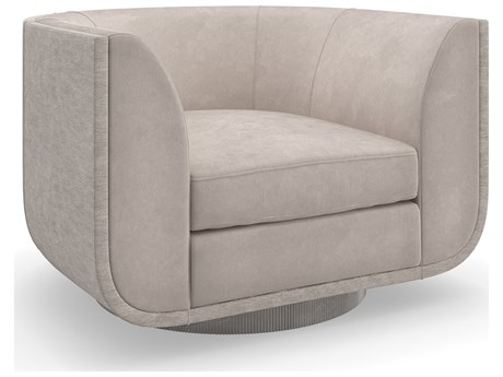 Caracole Upholstery Clipper Gray Fabric Accent Chair
