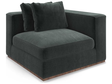 Caracole Bello Green Wedge Chair