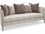 Caracole Upholstery Piping Hot 110" Soft Silver Paint Fabric Upholstered Sofa  CACUPH422011C