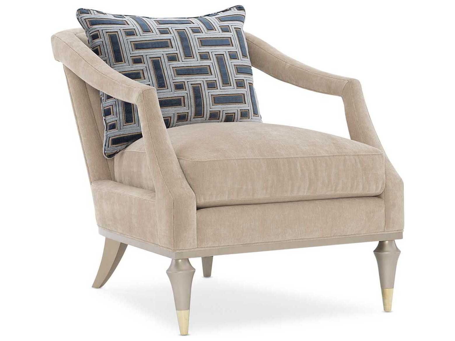 Caracole Classic Blush Taupe Accent Chair CACUPH420033A