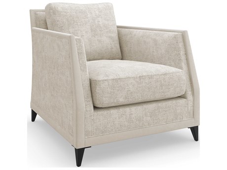 Caracole Upholstery Limitless Beige Fabric Accent Chair
