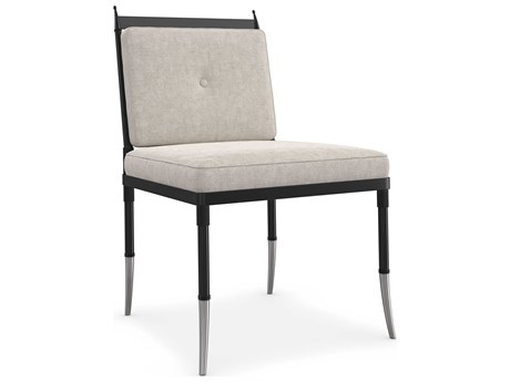 Caracole Upholstery Athena Gray Fabric Accent Chair