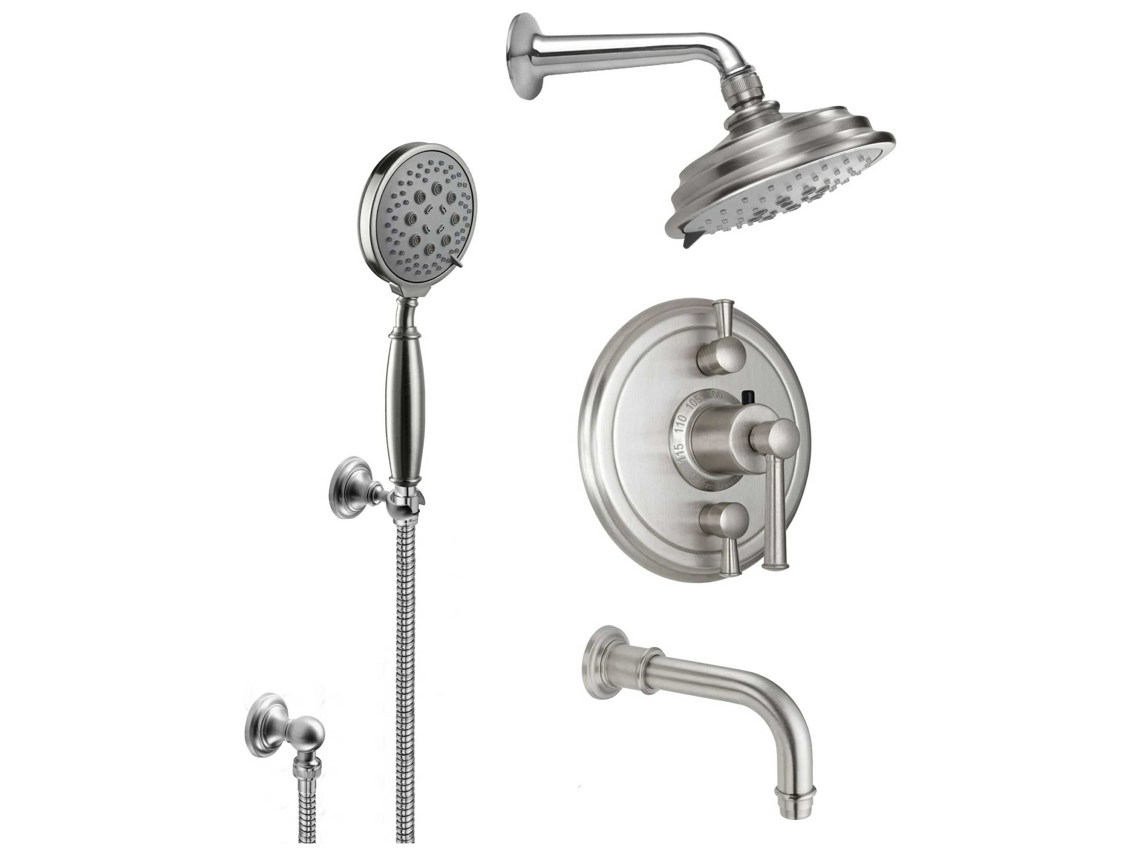 California Faucets Miramar Miramar StyleTherm 1/2'' Thermostatic Shower ...