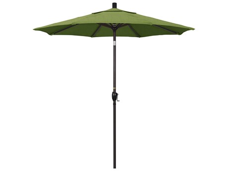 California Umbrella Custom Pacific Trail Series 7.5 Foot Octagon Market Aluminum Umbrella with Crank Lift System