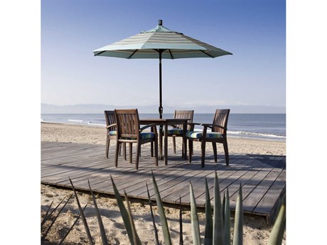 California Patio Umbrella Quick Ship Pacific Trail Series 9 Foot Octagon Market Aluminum Patio Umbrella with Crank Lift System