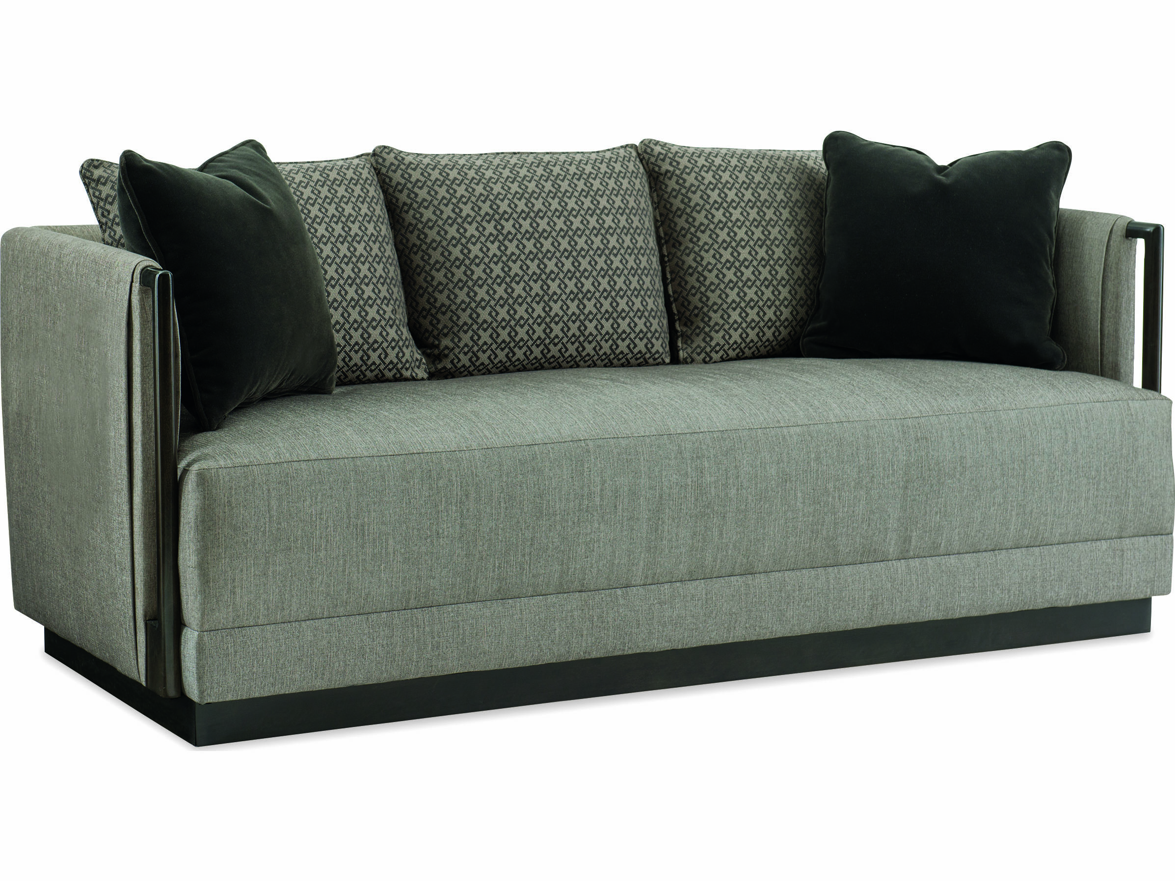 Caracole Modern Uptown Graphite Sofa Camm010016012a Caracole Modern Uptown Graphite Sofa