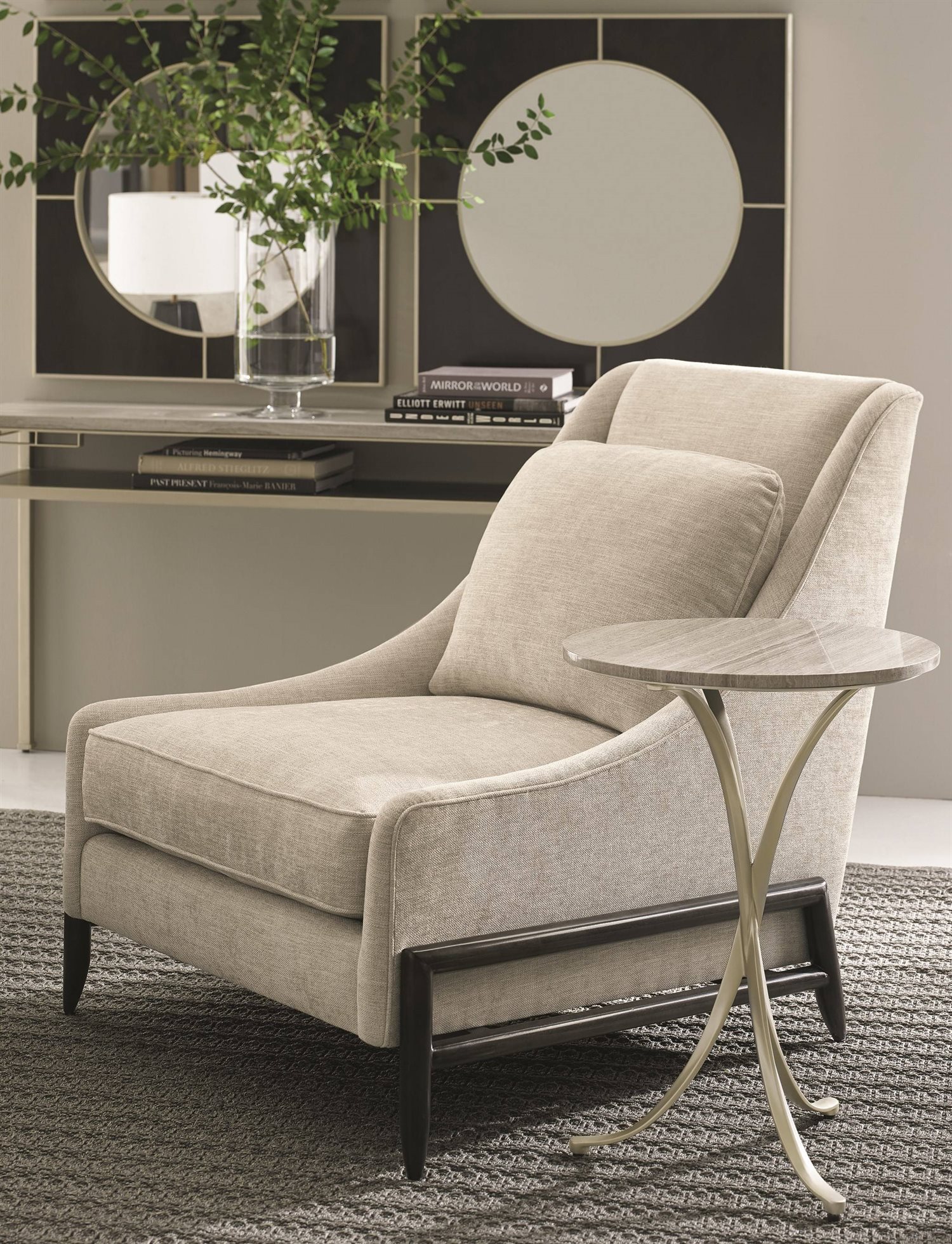 Caracole Uptown Beige Accent Chair CAMM010016033A