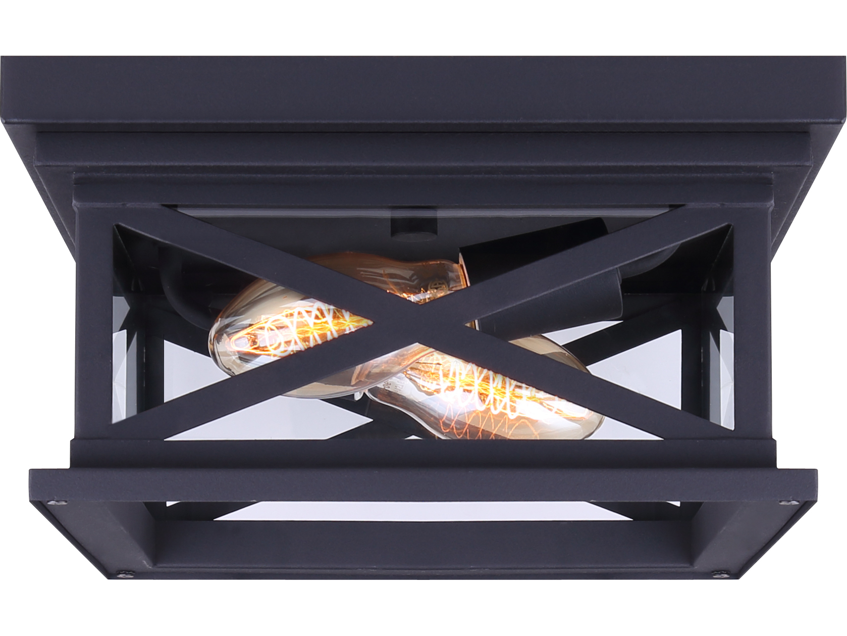 Canarm Elm 2 -light Outdoor Ceiling Light in Black