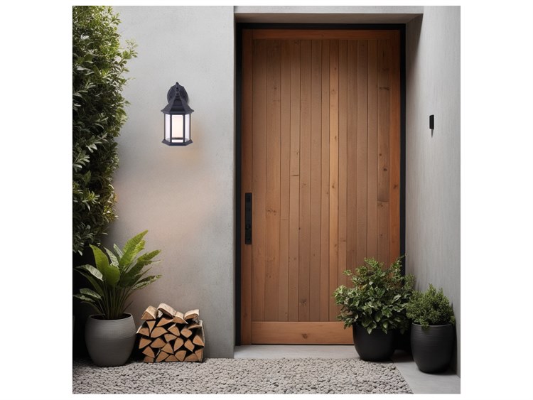 Canarm Dane Outdoor Wall Light Black 3