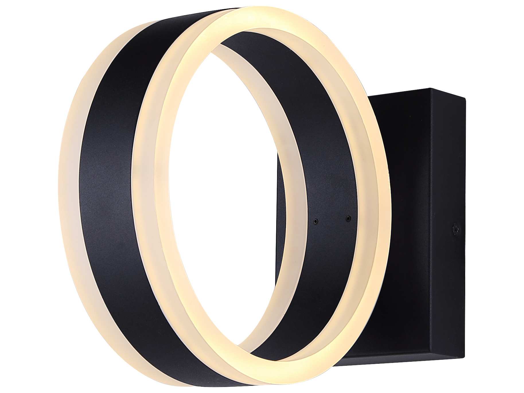Canarm Franco 1 -light Outdoor Wall Light in Black