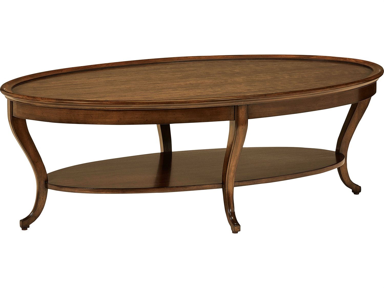 Carson Cadence Brown 56'' Wide Oval Coffee Table CARCCA03
