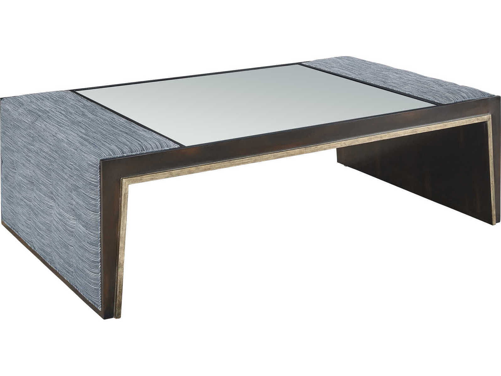 Marge Carson Cascade Ebony 60'' Wide Rectangular Coffee Table