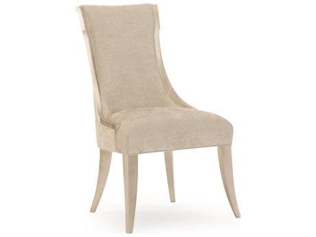 Caracole Avondale Beige Upholstered Side Dining Chair