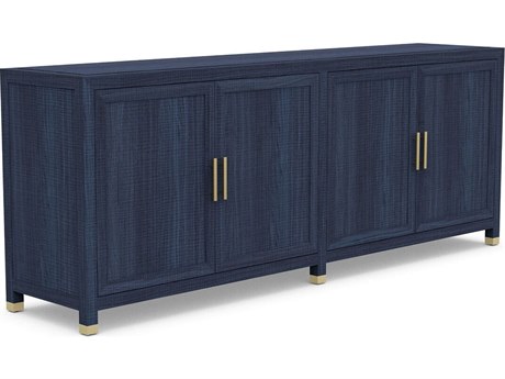 Case & Canvas Corpus Blue Poplar Wood Nightstand