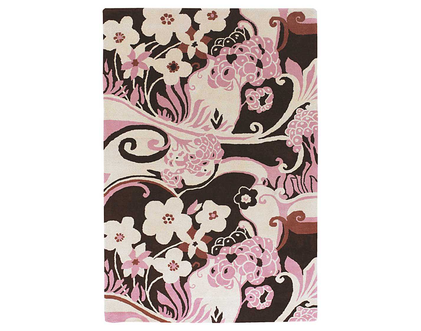 Chandra Dharma Rectangular Pink Area Rug | DHA7531