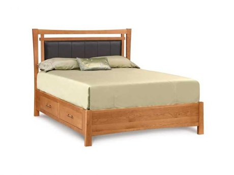 Copeland Monterey Upholstered Queen Panel Bed with Storage